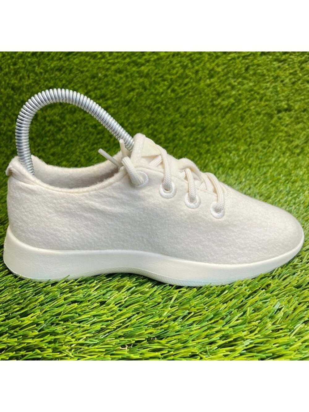 Allbirds Wool Runners Natural White Womens Size 6 Running Walking Shoes Sneakers